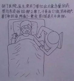 网友把从结婚后到生孩子的心路历程画成漫画 