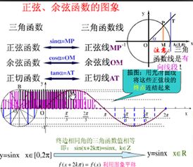 如何用几何法作出正弦余弦函数图像 请详细说明,最好附上图,谢谢 