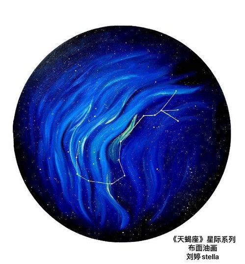 新锐画家刘婷 十二星座星际系列欣赏