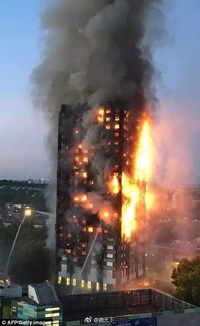 伦敦公寓大火 烧通顶 ,暂无中国公民伤亡丨不同场景遇火灾,可以这么做 