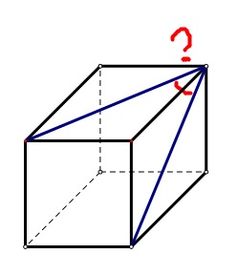 正方体的体对角线 相互垂直吗 