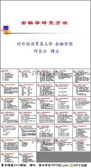 金融学研究方法ppt模板下载