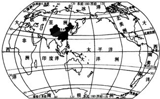 读图回答中国的地理位置 1 从东西半球看,中国位于 半球 2 从南北半球看,中国位于 半球 