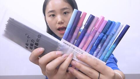 试玩 十二星座笔 ,每支星座笔颜色都不一样,你是什么星座呢