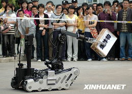 各式机器人 五一 显身手 让观众大饱眼福 
