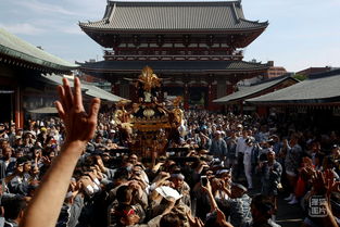 日本东京举行三社祭 超百万民众参加 