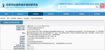 北京瑞闵永泰建筑劳务有限公司因违规施工被北京市住建委罚款1000元