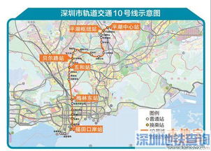 2016深圳最新动工的6条地铁线路图一览 2020年全部通车