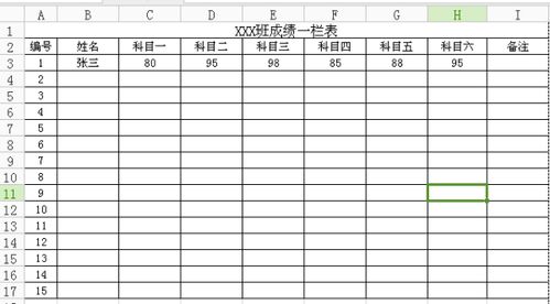 在六个Excel表格中分别是我们班六科成绩,请问如何把这六个表格快速弄成一个表格 急急急急急急啊啊 