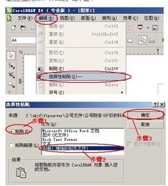 如何将WORD里面的表格导入到CDR里面 