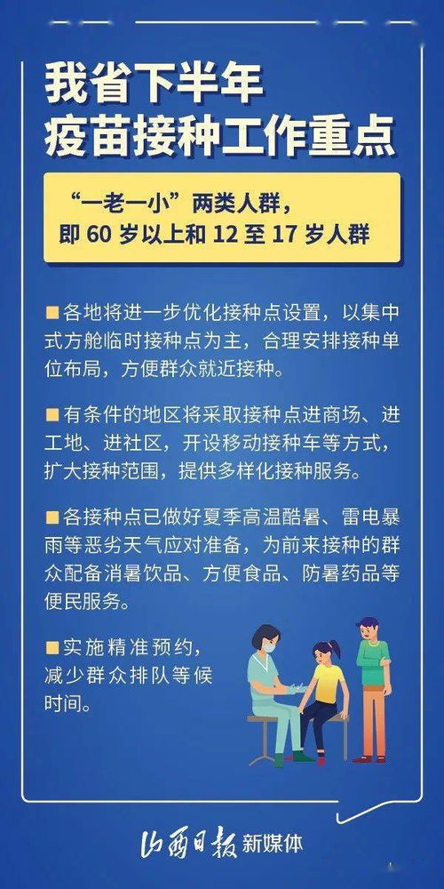 山西下半年疫苗接种工作这样安排 12 17岁人群接种时间公布