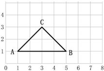 在如图中把三角形ABC绕B点按顺时针方向旋转90 ,画出旋转后的图形 