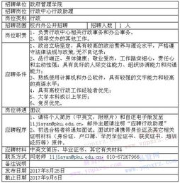 2017年北京大学政府管理学院招聘合同制职员启事