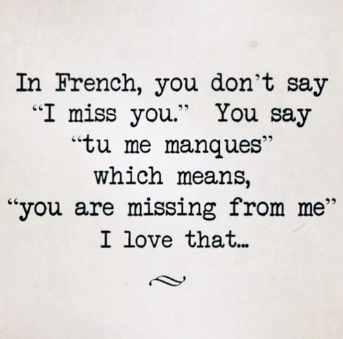3月想见你 该如何用法语直接or委婉地表达 我想你 呢