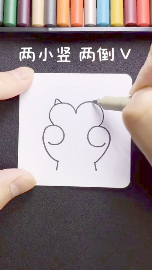 用数字画出可爱猫爪 