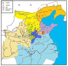 古代六国时期的地界是怎么划分的,都在现今的哪儿