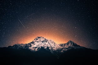 安纳普尔纳山夜晚星空4K风景图片设计素材 高清模板下载 3.27MB 其他大全 