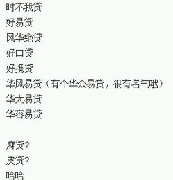 做一个网贷公司 求各位路过大神给赐一个好听大气 容易让人记住的名字 跪求 