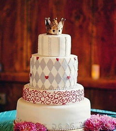 华丽皇冠婚礼蛋糕