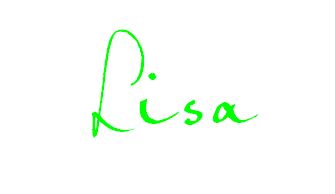 lisa 字体怎么写好看 