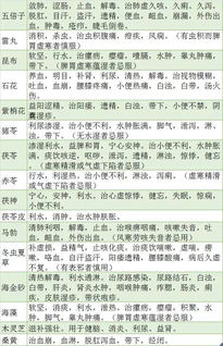 670味中药功效汇总 表格版