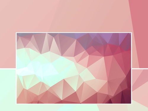 现代简约粉色色块碰撞立体几何背景墙图片素材 效果图下载 