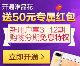 买了1000块钱的东西，用唯品金融分12期，每月还多少钱