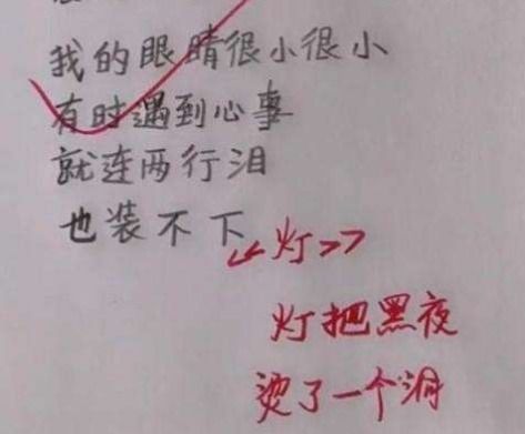 小学生 满分诗歌 走红,字里行间的柔美,网友直呼徐志摩转世