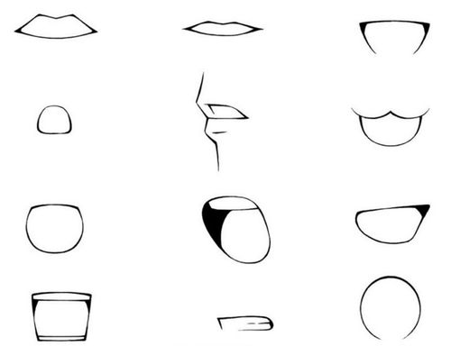 女生嘴巴画法,绘画｜素描基础，各种角度嘴巴的画法 （建议收藏）