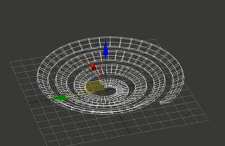 3dmax如何用螺旋曲线做成这样的图形 