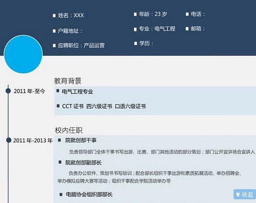 求助,这样的简历是怎么做的 