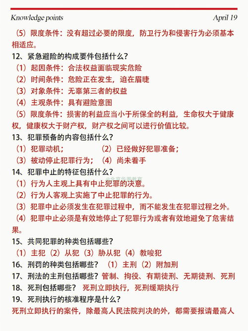 公基刑法冲刺必背考点50条有脑就会 