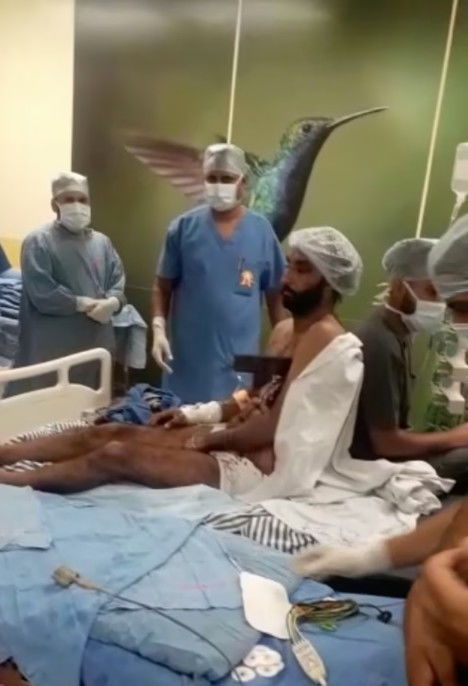 印度男子遭10公分粗钢管刺穿胸口,他淡定看着医生为自己开刀