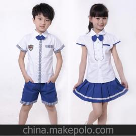 2014夏季校服 时尚幼儿园园服 小学生校服 运动服