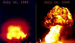 美民间将在首次核试验60周年之际模拟核爆破组图 