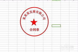 wps表格怎么制作公司印章 