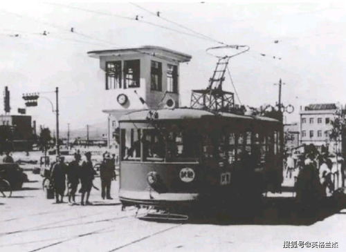 老照片,1927年大连街头景象流出 看看当时的繁华状况,你见过没