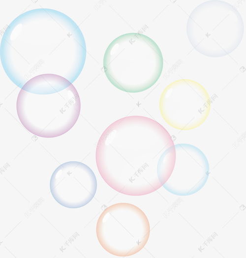 彩色的泡泡素材图片免费下载 千库网 