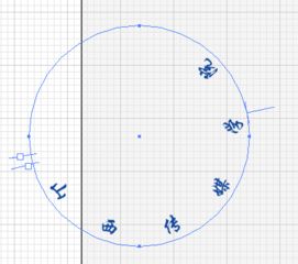ai圆形路径文字单个怎么改变方向(ai中怎么沿着圆形的内部写路径文字)