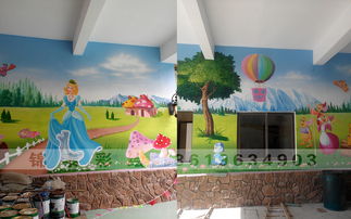 昆明幼儿园彩绘云南幼儿园墙体彩绘装饰手绘壁画 锦泰彩绘
