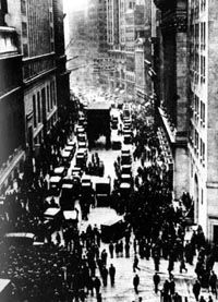 为什么1929年10月24日，美国华尔街股市市场形势急转直下，股价狂跌。 求学霸解答
