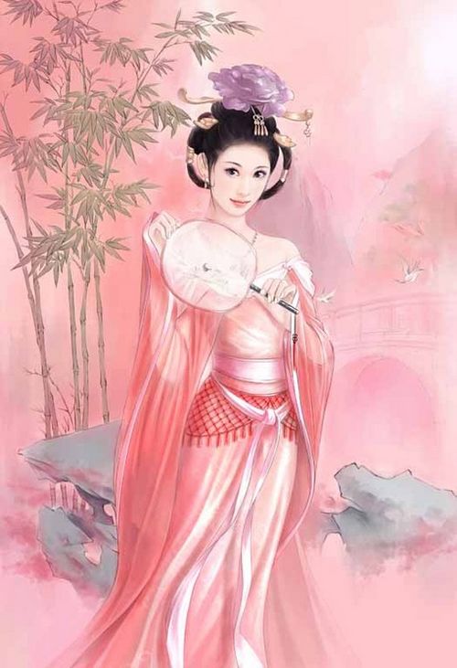 唯美古代女子手绘图片 图片搜索