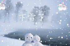 下雪的夜晚唯美的句子