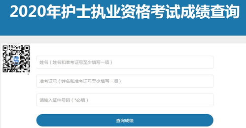 2020护士资格证成绩查询入口？2020年护士资格考试成绩查询入口在哪里