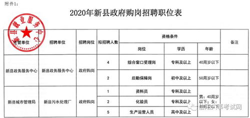 政府购岗 公开招聘14名