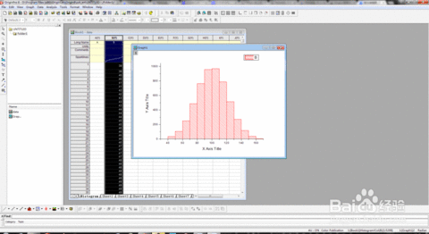 Origin 统计分析 怎么画直方统计图