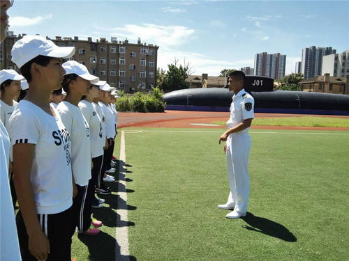 军队训练有规范,文明礼仪记心中 青岛旅游学校军事夏令营 二