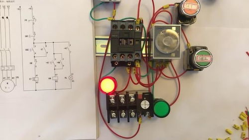 电工基础 电机启动预警控制电路,接线步骤一根线一根线的讲解 