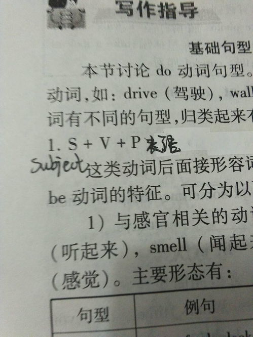 英语中的S,V,P这些分别是哪个单词的缩写,分别是什么意思 