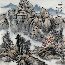 李世玉国画山水作品赏析 传达山乡清韵 